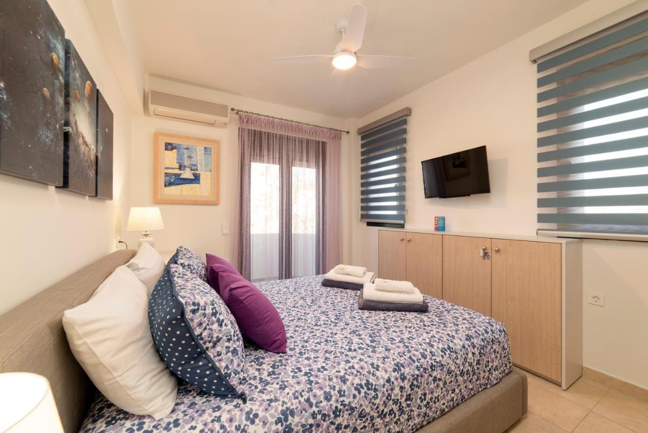 Paradisos Luxury Villas Next To Beach Koutsouras ภายนอก รูปภาพ