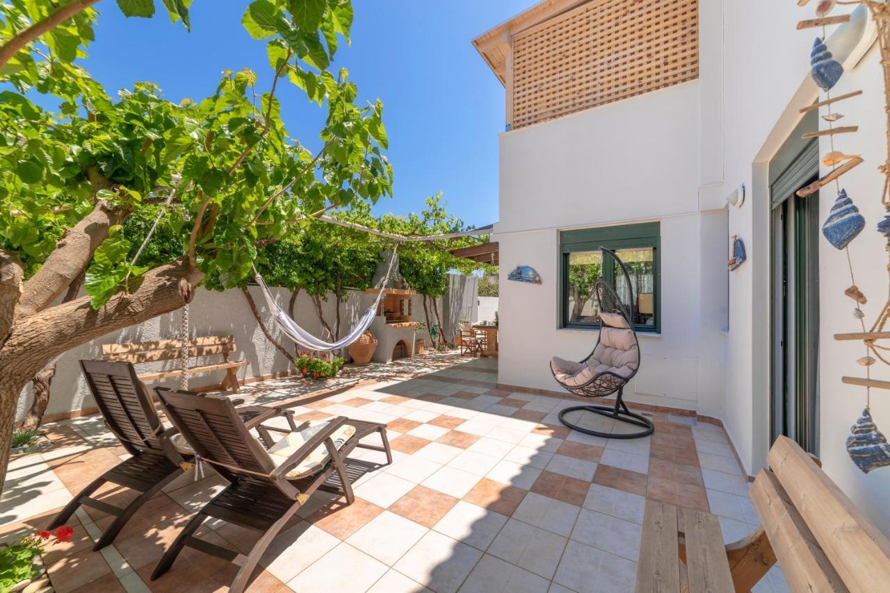 Paradisos Luxury Villas Next To Beach Koutsouras ภายนอก รูปภาพ