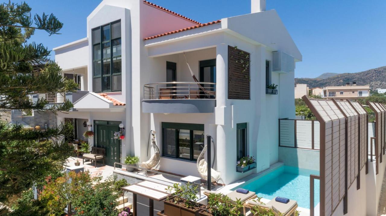 Paradisos Luxury Villas Next To Beach Koutsouras ภายนอก รูปภาพ