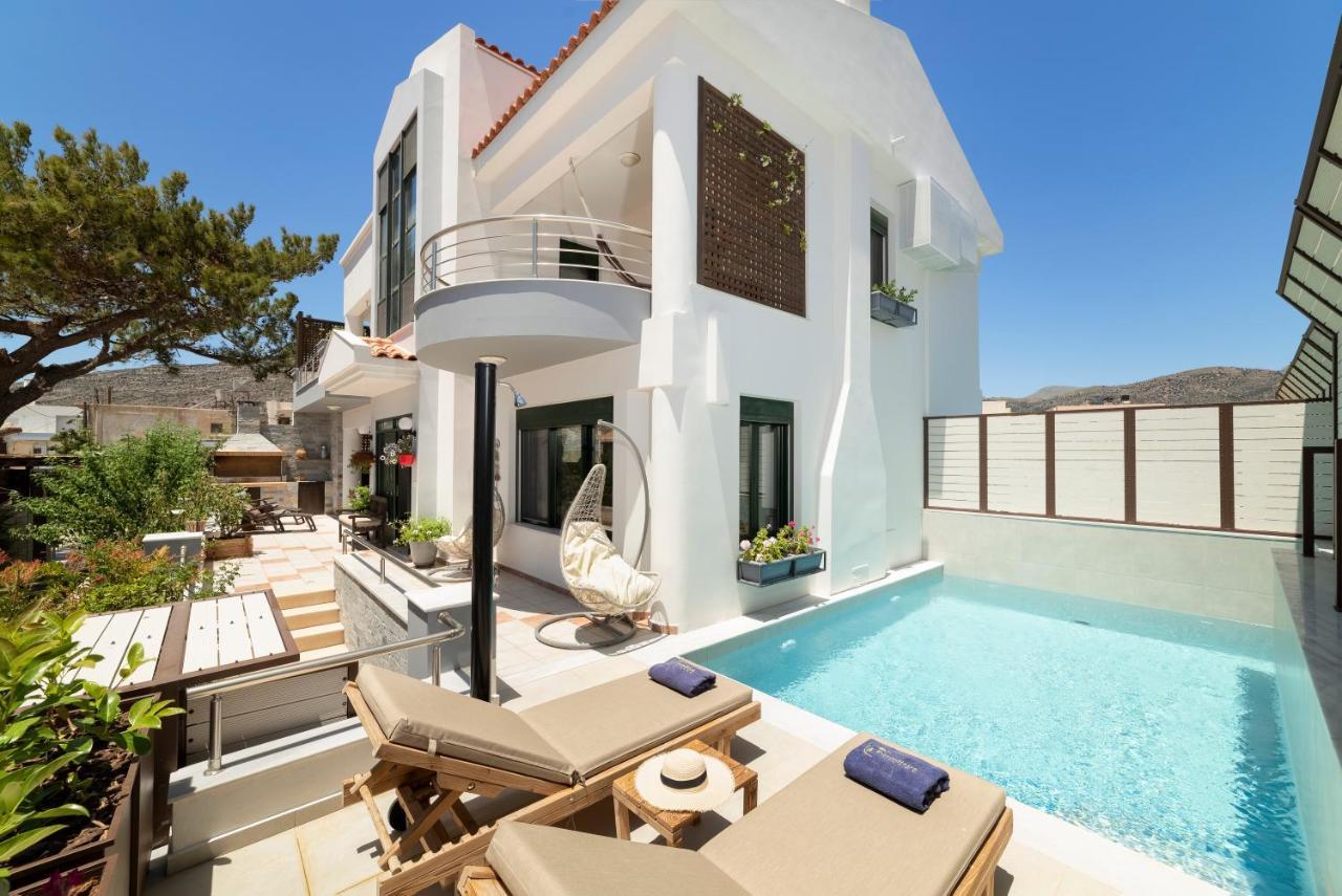 Paradisos Luxury Villas Next To Beach Koutsouras ภายนอก รูปภาพ