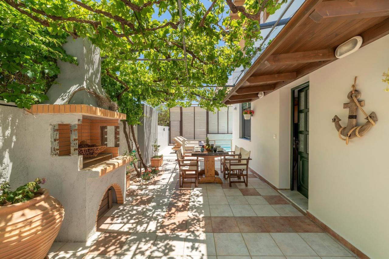 Paradisos Luxury Villas Next To Beach Koutsouras ภายนอก รูปภาพ