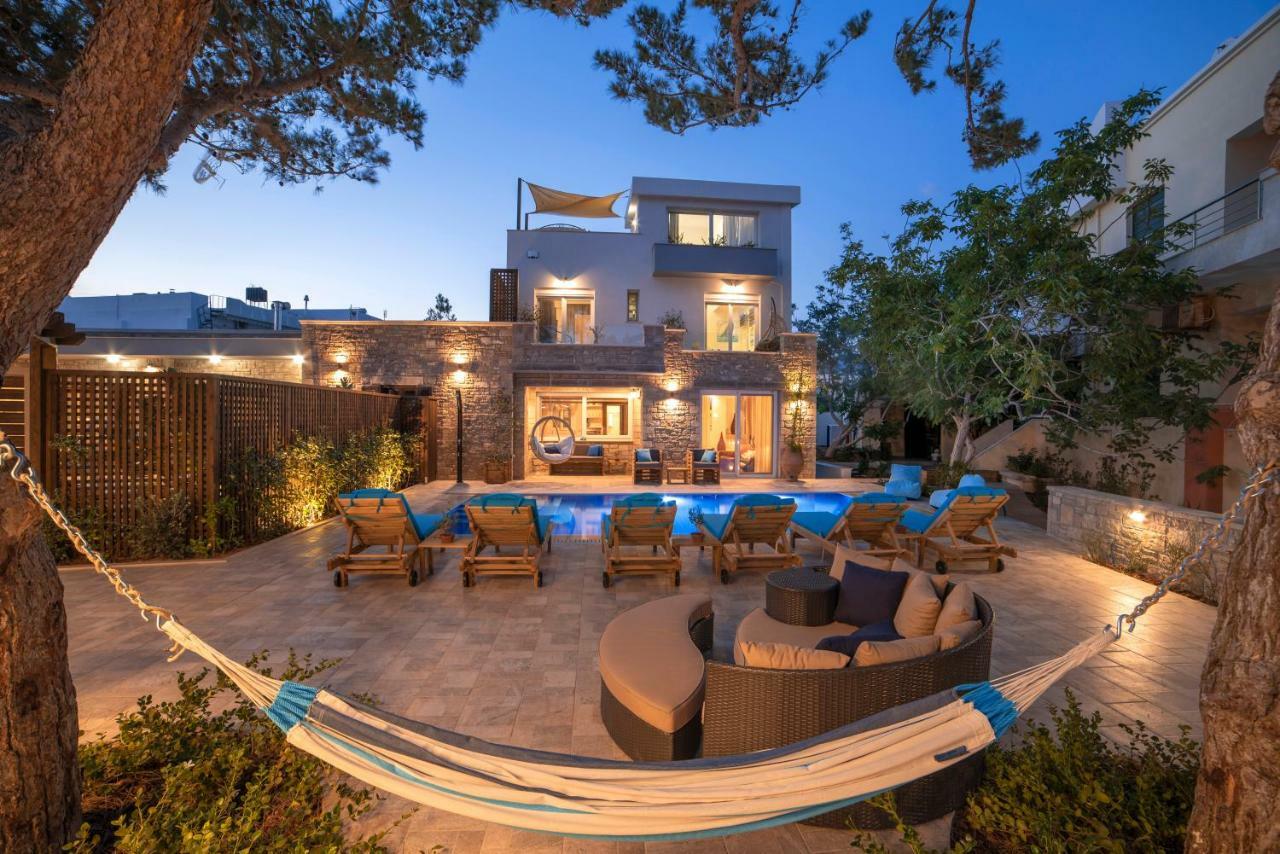 Paradisos Luxury Villas Next To Beach Koutsouras ภายนอก รูปภาพ
